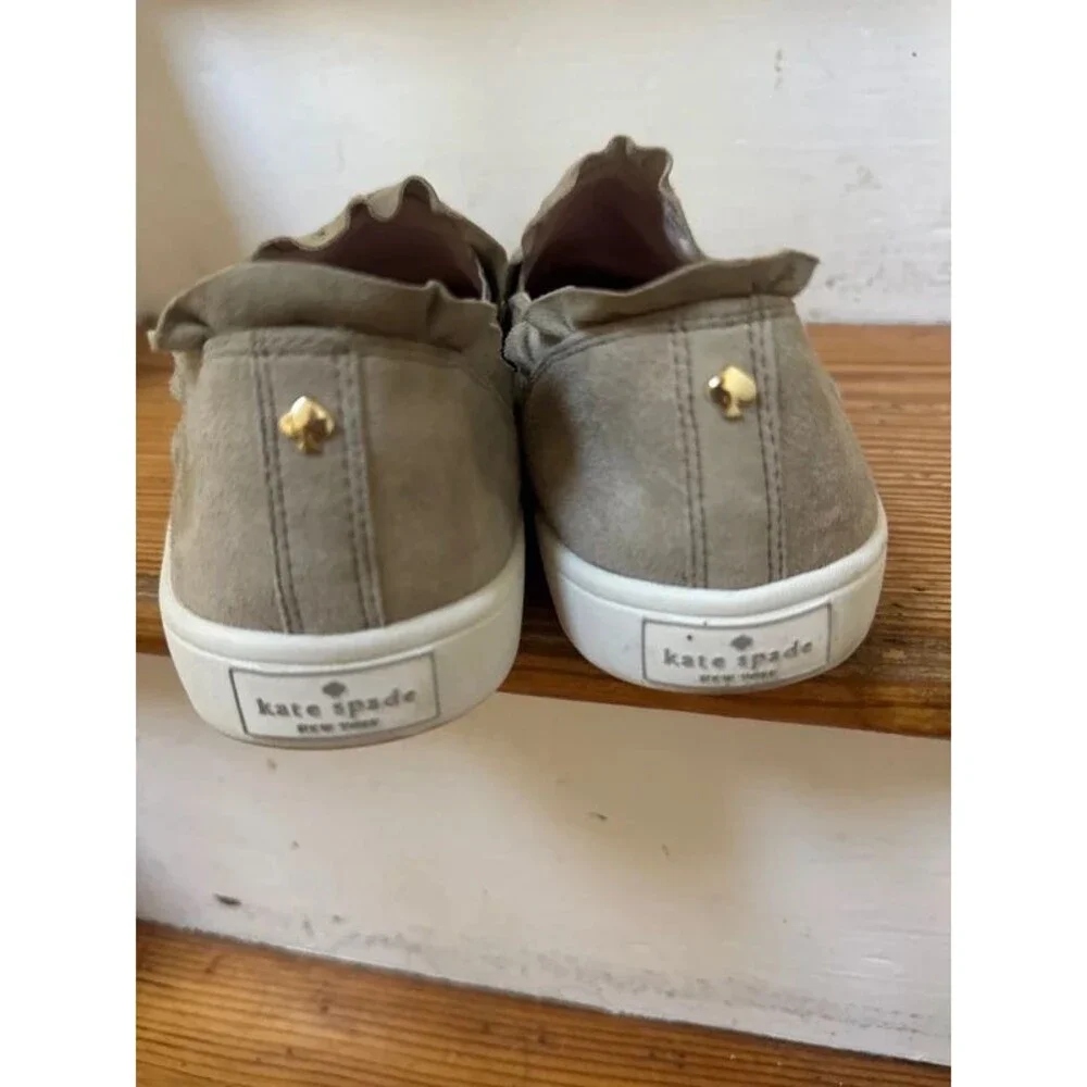 Kate spade beige suede sneakers size 8